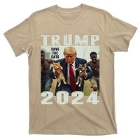 Trump 2024 Save The Cats Saying Debate Gift T-Shirt