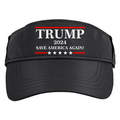 Trump 2024 Save America Again USA President Vote Adult Drive Performance Visor
