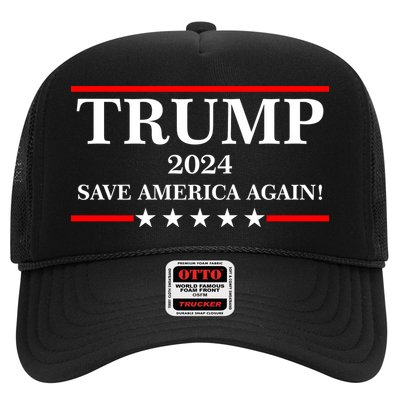 Trump 2024 Save America Again USA President Vote Trucker Hat