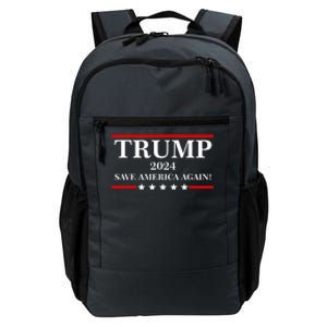 Trump 2024 Save America Again USA President Vote Daily Commute Backpack