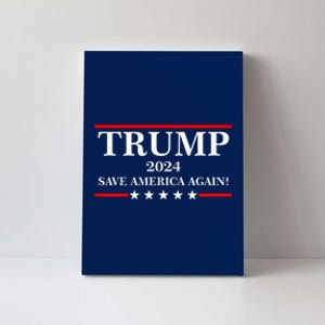 Trump 2024 Save America Again USA President Vote Canvas