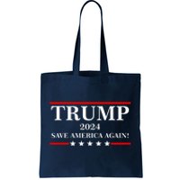 Trump 2024 Save America Again USA President Vote Tote Bag