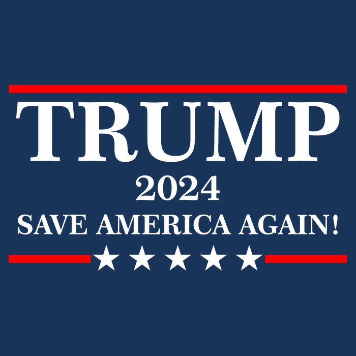 Trump 2024 Save America Again USA President Vote Poster