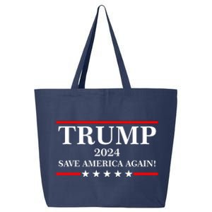 Trump 2024 Save America Again USA President Vote 25L Jumbo Tote