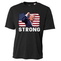 Trump 2024 Strong Fist Hand Us Vote Cooling Performance Crew T-Shirt