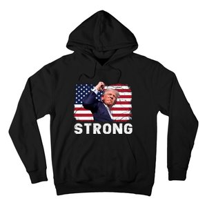 Trump 2024 Strong Fist Hand Us Vote Hoodie