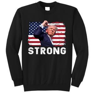 Trump 2024 Strong Fist Hand Us Vote Sweatshirt