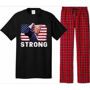 Trump 2024 Strong Fist Hand Us Vote Pajama Set