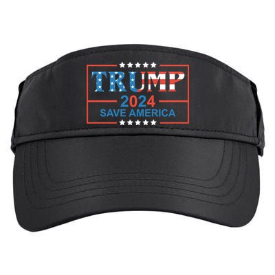 Trump 2024 Save America Adult Drive Performance Visor