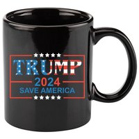 Trump 2024 Save America 11oz C Handle Ceramic Mug