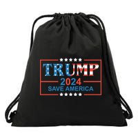 Trump 2024 Save America Drawstring Bag