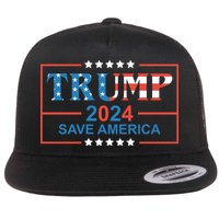 Trump 2024 Save America Flatbill Hat