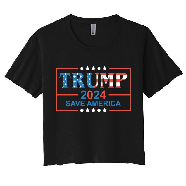 Trump 2024 Save America Crop Top