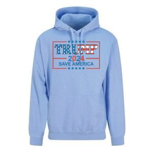 Trump 2024 Save America Unisex Surf Hoodie