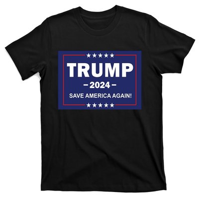 Trump 2024 Save America Again T-Shirt