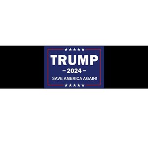 Trump 2024 Save America Again Bumper Sticker