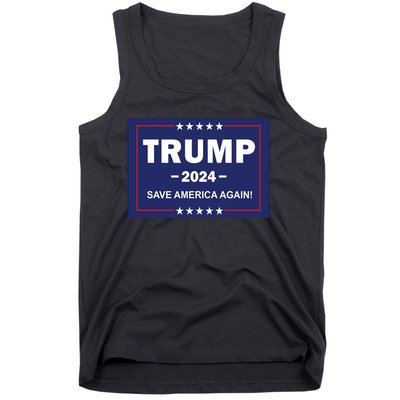 Trump 2024 Save America Again Tank Top