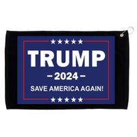 Trump 2024 Save America Again Grommeted Golf Towel