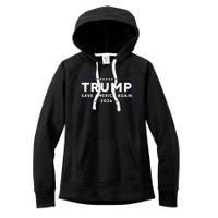 Trump 2024 Save America Again Trump Women's Fleece Hoodie