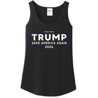 Trump 2024 Save America Again Trump Ladies Essential Tank