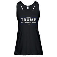 Trump 2024 Save America Again Trump Ladies Essential Flowy Tank