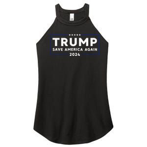 Trump 2024 Save America Again Trump Women's Perfect Tri Rocker Tank