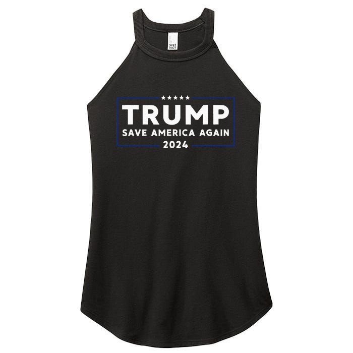 Trump 2024 Save America Again Trump Women's Perfect Tri Rocker Tank