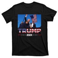 Trump 2024 Survived Shot Election Rally T-Shirt