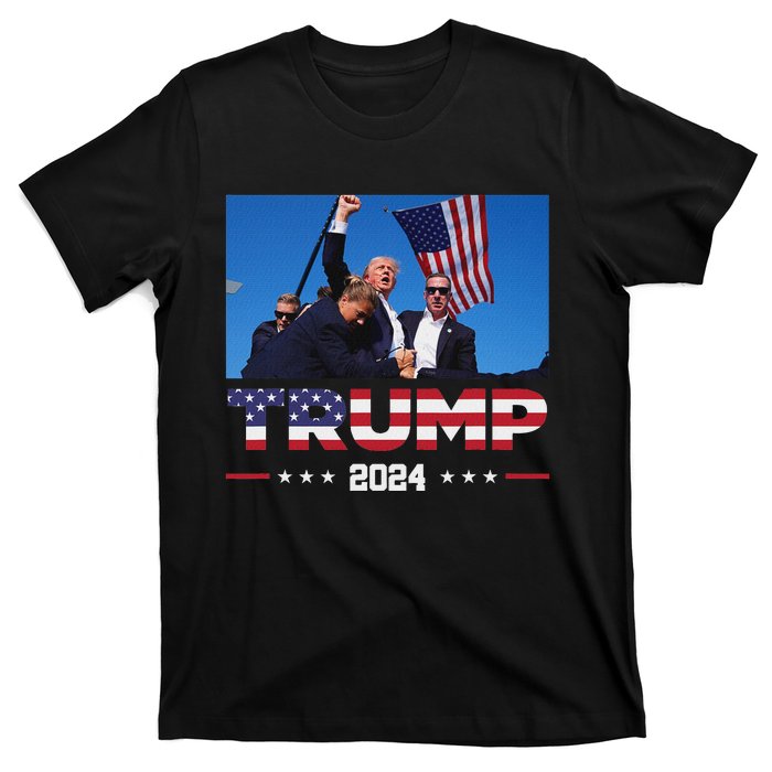 Trump 2024 Survived Shot Election Rally T-Shirt