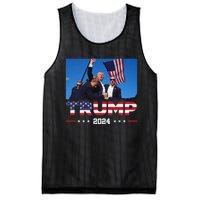 Trump 2024 Survived Shot Election Rally Mesh Reversible Basketball Jersey Tank