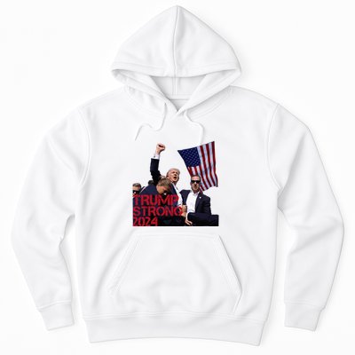 Trump 2024 Strong Fist Hand Us Vote Hoodie