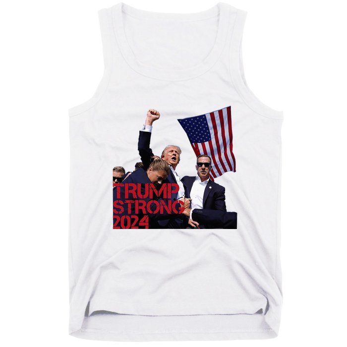 Trump 2024 Strong Fist Hand Us Vote Tank Top