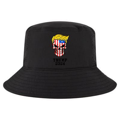 Trump 2024 Skull Cool Comfort Performance Bucket Hat