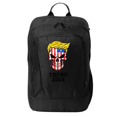 Trump 2024 Skull City Backpack