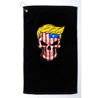 Trump 2024 Skull Platinum Collection Golf Towel