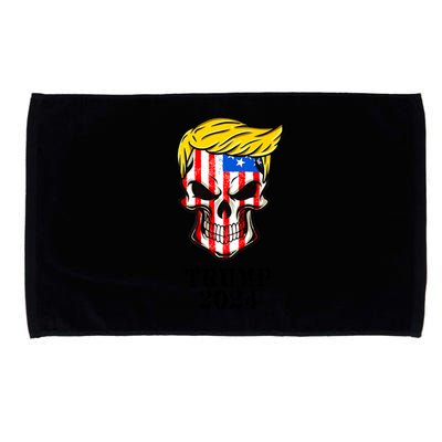 Trump 2024 Skull Microfiber Hand Towel