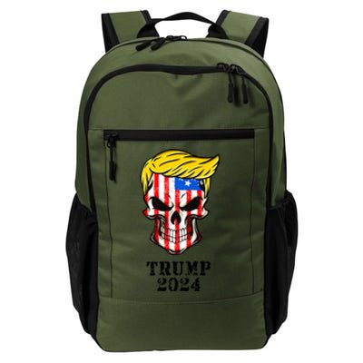 Trump 2024 Skull Daily Commute Backpack