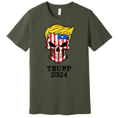 Trump 2024 Skull Premium T-Shirt