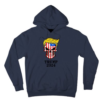 Trump 2024 Skull Hoodie