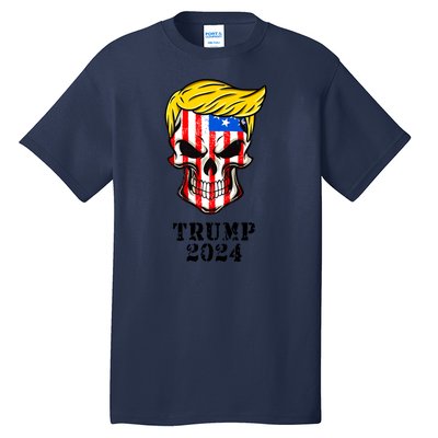 Trump 2024 Skull Tall T-Shirt