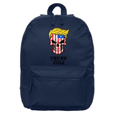 Trump 2024 Skull 16 in Basic Backpack