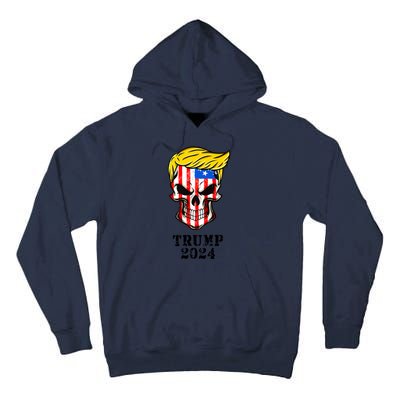 Trump 2024 Skull Tall Hoodie