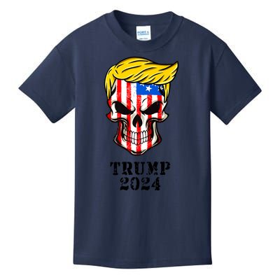 Trump 2024 Skull Kids T-Shirt