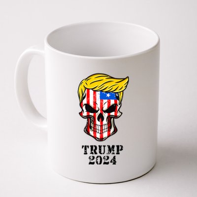 Trump 2024 Skull Coffee Mug