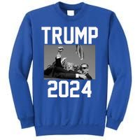 Trump 2024 Strong Fist Hand Us Vote Sweatshirt