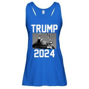 Trump 2024 Strong Fist Hand Us Vote Ladies Essential Flowy Tank