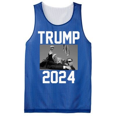 Trump 2024 Strong Fist Hand Us Vote Mesh Reversible Basketball Jersey Tank