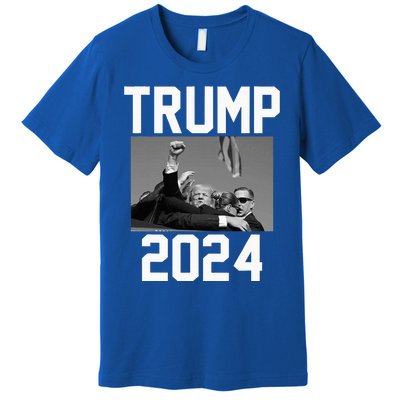 Trump 2024 Strong Fist Hand Us Vote Premium T-Shirt