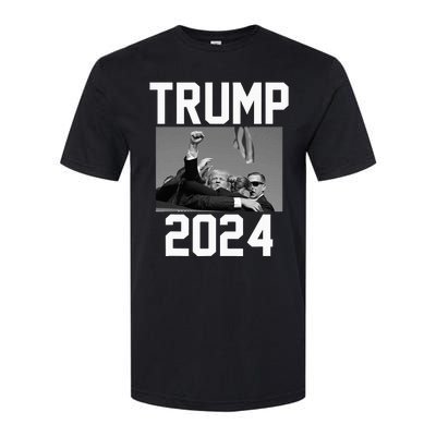 Trump 2024 Strong Fist Hand Us Vote Softstyle CVC T-Shirt