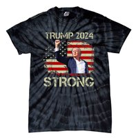 Trump 2024 Strong Fist Hand Us Vote Tank Top Tie-Dye T-Shirt